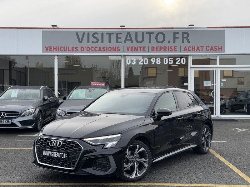 Audi A3 SPORTBACK 35 TFSI 150CH MILD HYBRID S LINE S TRONIC 7 Essence NOIR Occasion à vendre