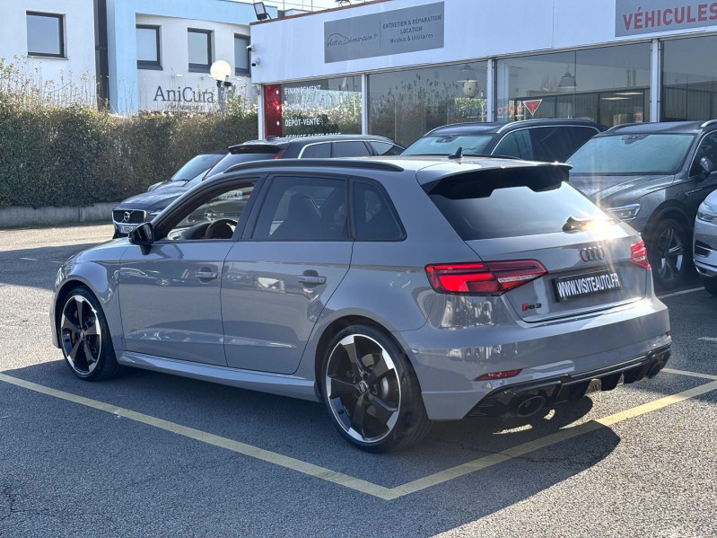 Photo 2 de l'offre de AUDI RS3 SPORTBACK 2.5 TFSI 400CH QUATTRO S TRONIC 7 EURO6D-T BO MATRIX TO PACK ASSISTANCE/CONFORT à 54990€ chez Visiteauto.fr