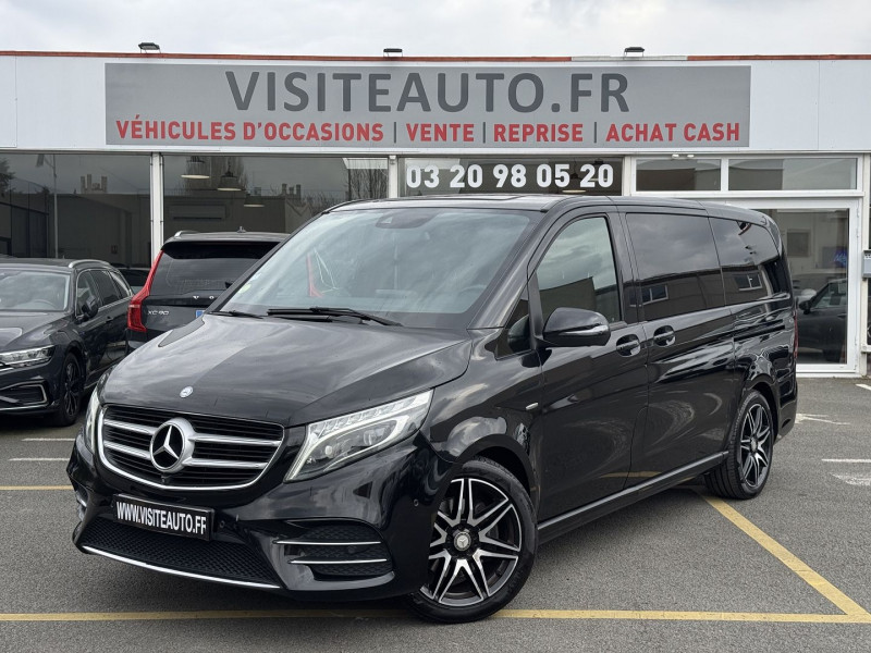 Mercedes-Benz CLASSE V 220 D LONG FASCINATION AMG CAM360 PORTES/COFFRE ELECTRIQUES 8PL VITRES AR ELECTR Diesel NOIR Occasion à vendre