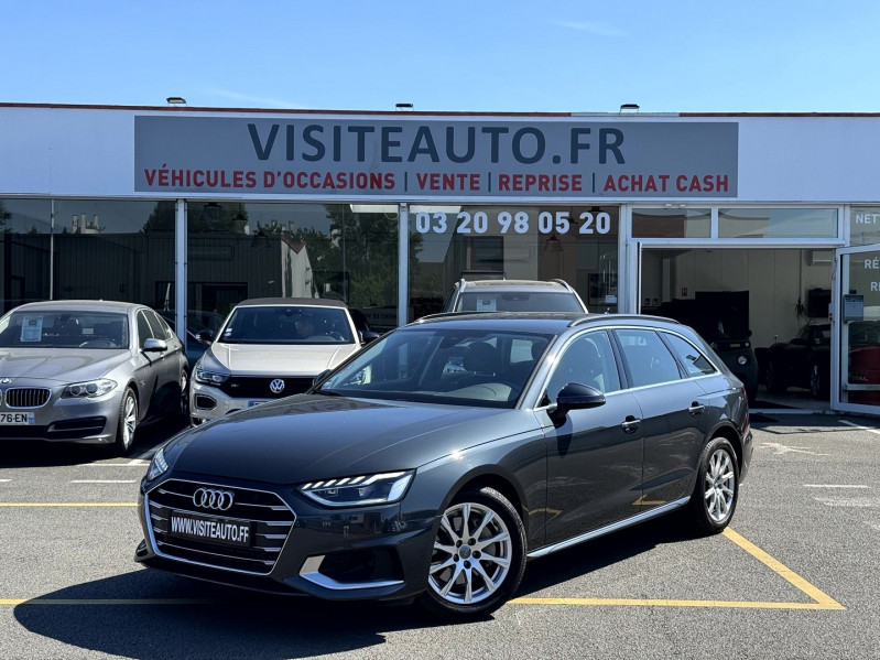 Audi A4 AVANT 40 TFSI 204CH BUSINESS LINE S TRONIC 7 Essence GRIS Occasion à vendre
