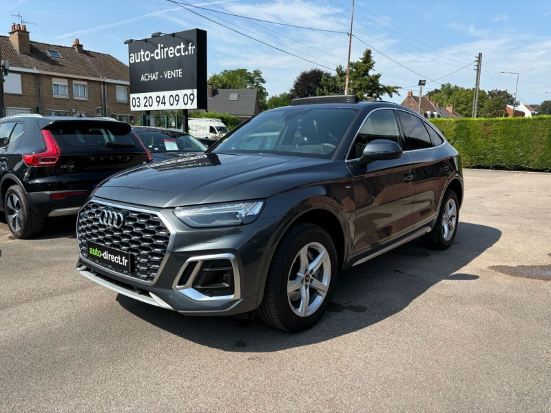 Photo 1 de l'offre de AUDI Q5 SPORTBACK 40 TDI 204CH S LINE QUATTRO S TRONIC 7 à 61490€ chez auto-direct.fr