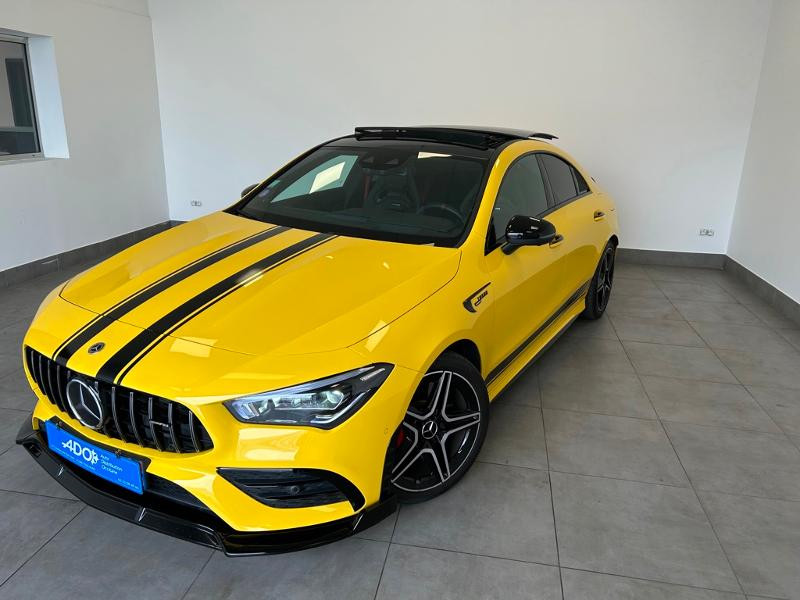 Mercedes-Benz CLA 35 AMG 306ch 4Matic 7G-DCT Speedshift AMG 19cv Essence Jaune Métal Occasion à vendre