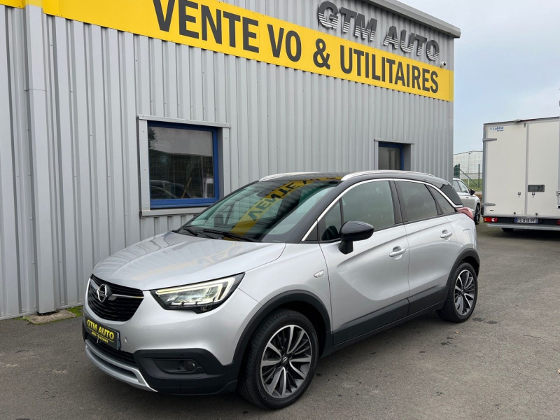 Opel CROSSLAND X 1.2 TURBO 110CH ULTIMATE BVA EURO 6D-T Essence GRIS C Occasion à vendre
