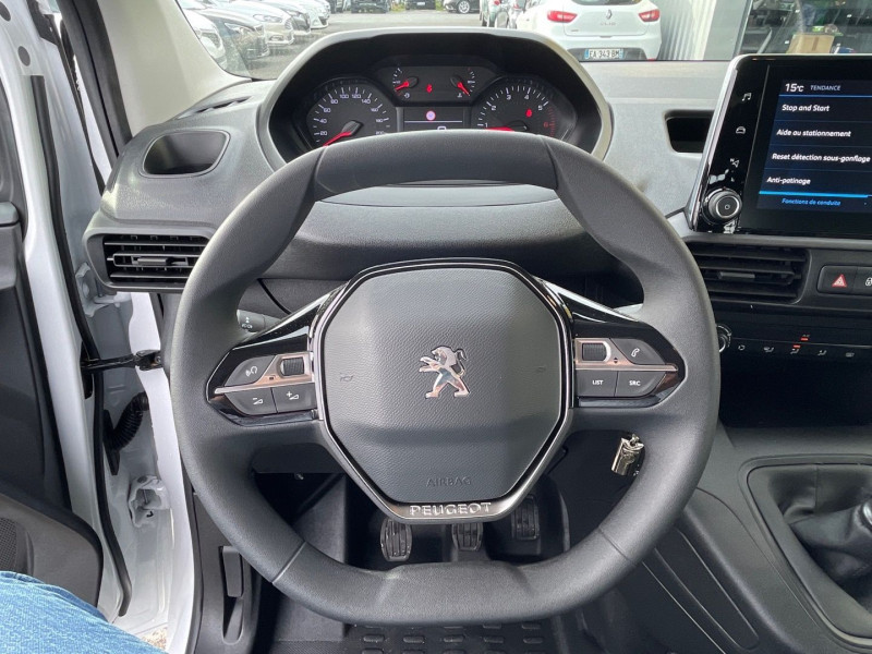 Photo 10 de l'offre de PEUGEOT PARTNER XL BLUEHDI 100CH S&S CABINE APPROFONDIE à 26990€ chez GTM Auto