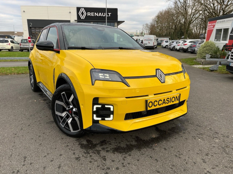 Renault 5 III E-TECH ELECTRIQUE 150CH ICONIC CINQ AUTONOMIE CONFORT Electrique JAUNE Occasion à vendre