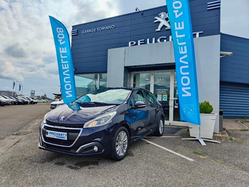 Peugeot 208 1.2 82 Active 5p Clim régulateur Essence Bleu Foncé Occasion à vendre