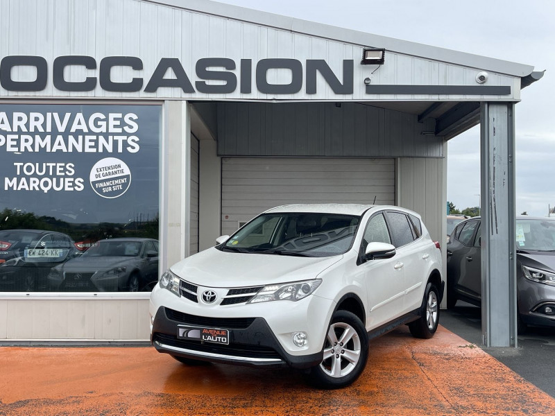 Toyota RAV4 150 D-CAT LOUNGE AWD BVA Diesel BLANC Occasion à vendre