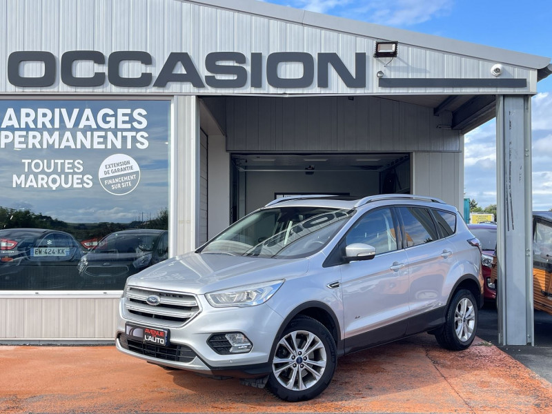 Ford KUGA 2.0 TDCI 150CH STOP&START TITANIUM 4X4 POWERSHIFT Diesel GRIS ARGENT Occasion à vendre