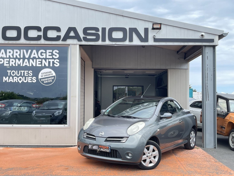 Nissan MICRA C+C 1.4 88CH SPICY Essence GRIS FONCE Occasion à vendre