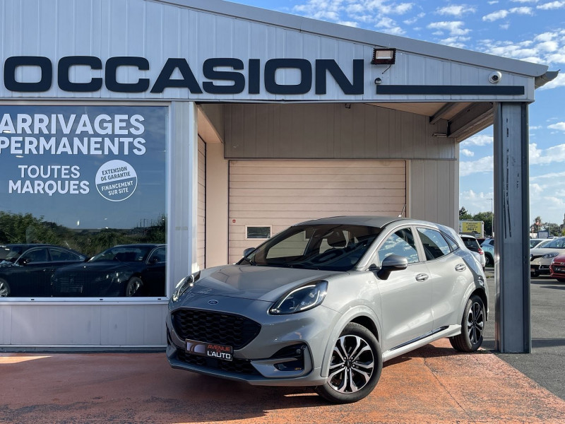 Ford PUMA 1.0 ECOBOOST 125CH MHEV ST-LINE DCT7 Essence GRIS  Occasion à vendre