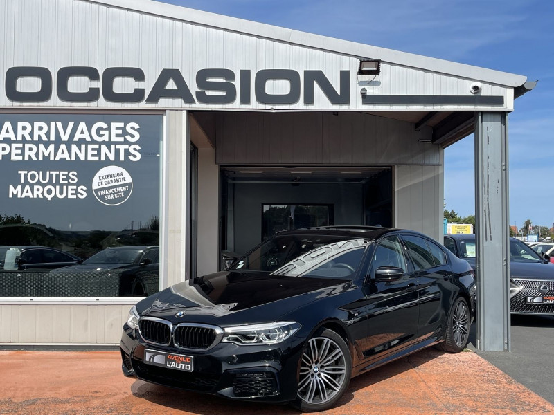 Bmw SERIE 5 (G30) 520IA 184CH M SPORT STEPTRONIC EURO6D-T 127G Essence NOIR Occasion à vendre