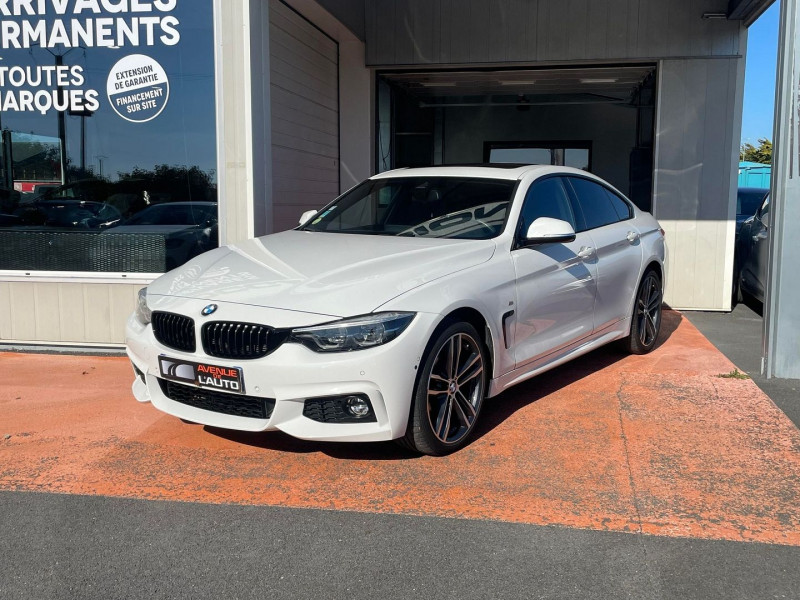 Bmw SERIE 4 GRAN COUPE (F36) 420DA XDRIVE 190CH M SPORT EURO6D-T Diesel BLANC Occasion à vendre