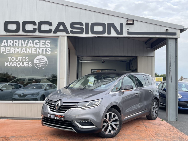 Renault ESPACE V 2.0 BLUE DCI 160CH INTENS EDC Diesel GRIS FONCE Occasion à vendre