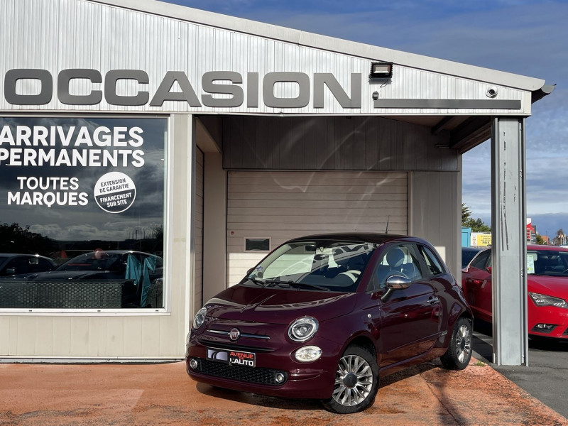 Fiat 500 1.2 8V 69CH LOUNGE Essence VIOLET Occasion à vendre