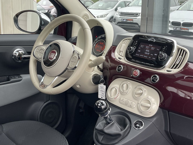 Photo 9 de l'offre de FIAT 500 1.2 8V 69CH LOUNGE à 8790€ chez Avenue de l'auto