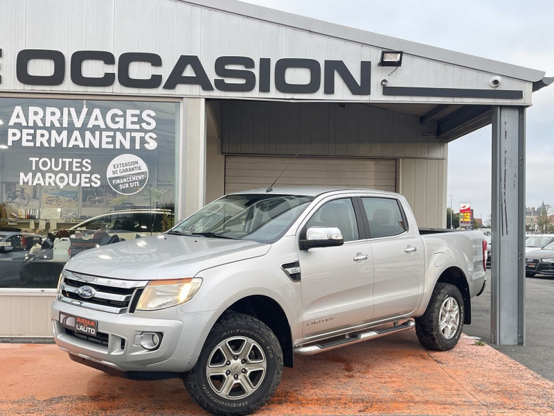 Ford RANGER 2.2 TDCI 150CH DOUBLE CABINE LIMITED 4X4 Diesel GRIS ARGENT Occasion à vendre