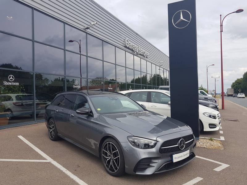 Mercedes-Benz Classe E Break 220 d 194ch AMG Line 9G-Tronic Euro6d-T-EVAP-ISC Diesel Gris sélénite Occasion à vendre