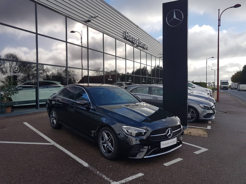 Mercedes-Benz Classe E 220 d 200+20ch AMG Line 9G-Tronic Diesel/Micro-Hybride Noir obsidienne Occasion à vendre