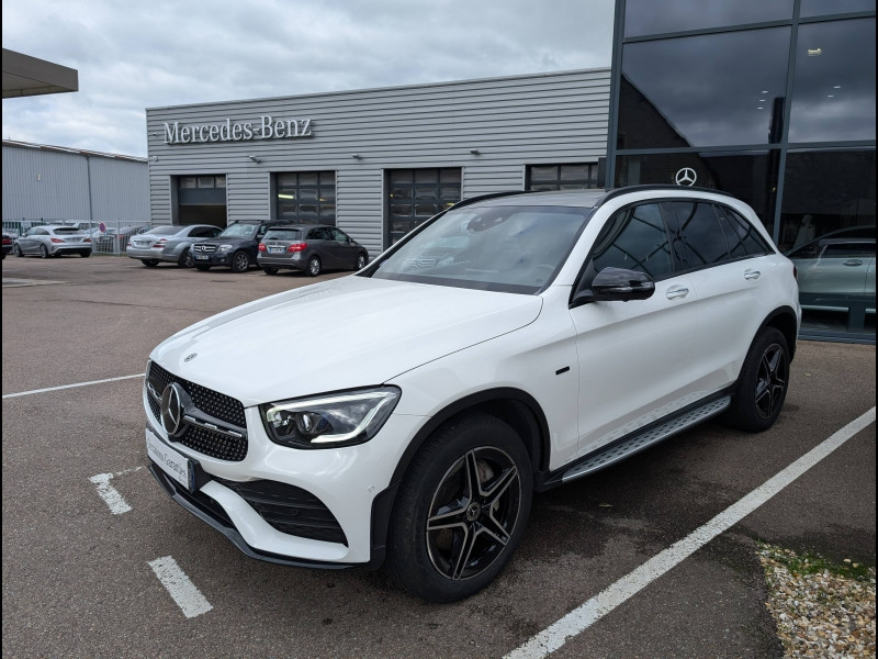 Mercedes-Benz GLC 300 de 194+122ch AMG Line 4Matic 9G-Tronic Hybride Blanc polaire Occasion à vendre