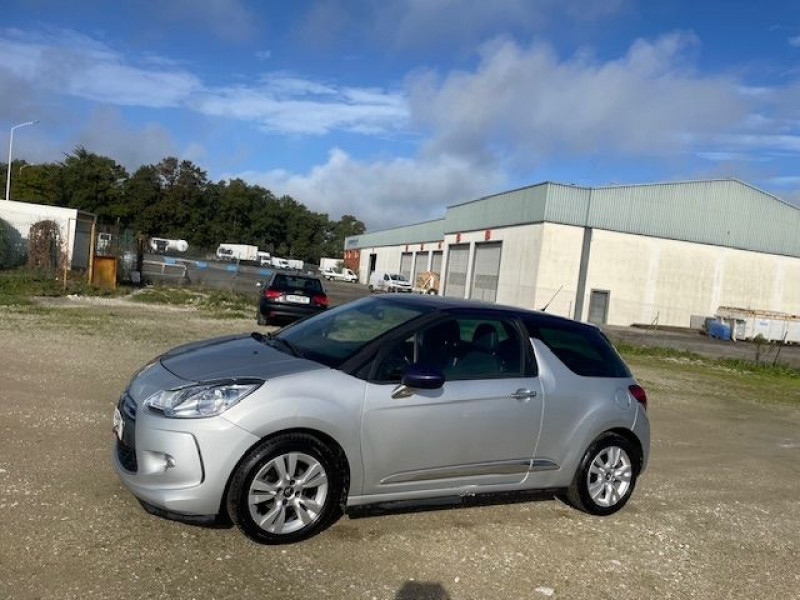 Citroen DS3 1.2 VTI 82CV SO CHIC Essence GRIS Occasion à vendre