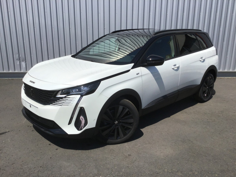Peugeot 5008 BlueHDi 130ch S&S EAT8 GT diesel Blanc Nacre Occasion à vendre