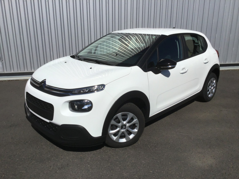 Citroen C3 PureTech 82 S&S BVM5 Feel essence Blanc Banquise Occasion à vendre