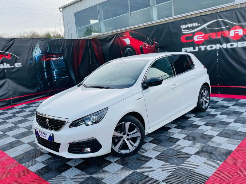 Peugeot 308 1.2 PURETECH 130CH E6.3 S&S GT LINE EAT8 Essence BLANC Occasion à vendre