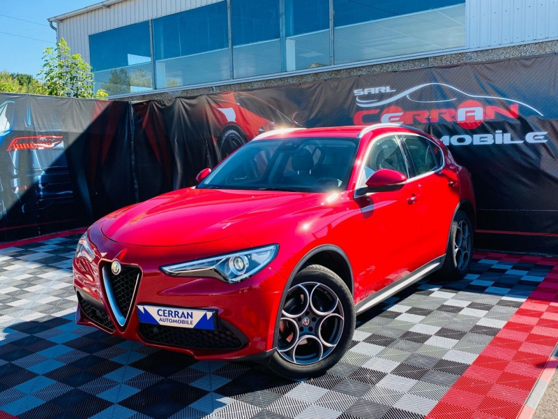 Alfa Romeo STELVIO 2.0T 200CH SUPER Q4 AT8 Essence ROUGE Occasion à vendre