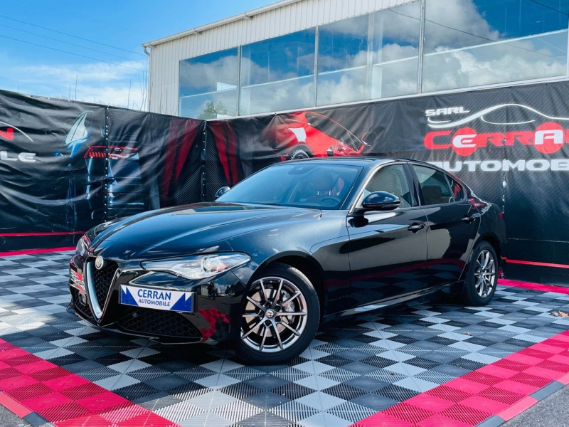 Alfa Romeo GIULIA 2.2 JTD 136CH SUPER AT8 MY19 Diesel NOIR Occasion à vendre