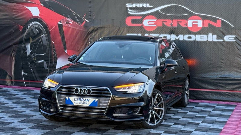 Audi A4 AVANT 3.0 V6 TDI 272CH S LINE QUATTRO TIPTRONIC Diesel NOIR Occasion à vendre