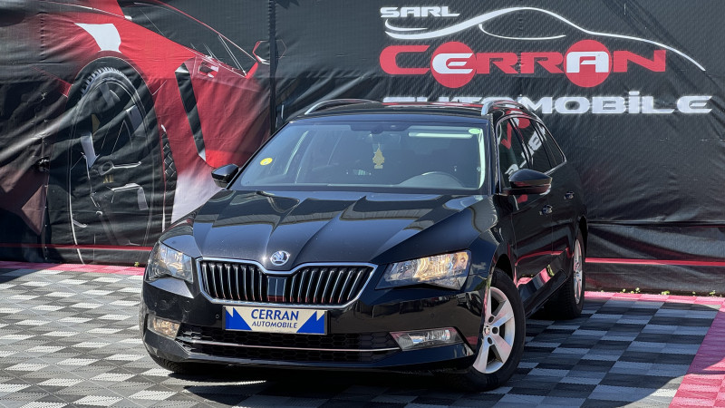 Skoda SUPERB COMBI 2.0 TDI 150 GREENTEC AMBITION Diesel NOIR  Occasion à vendre