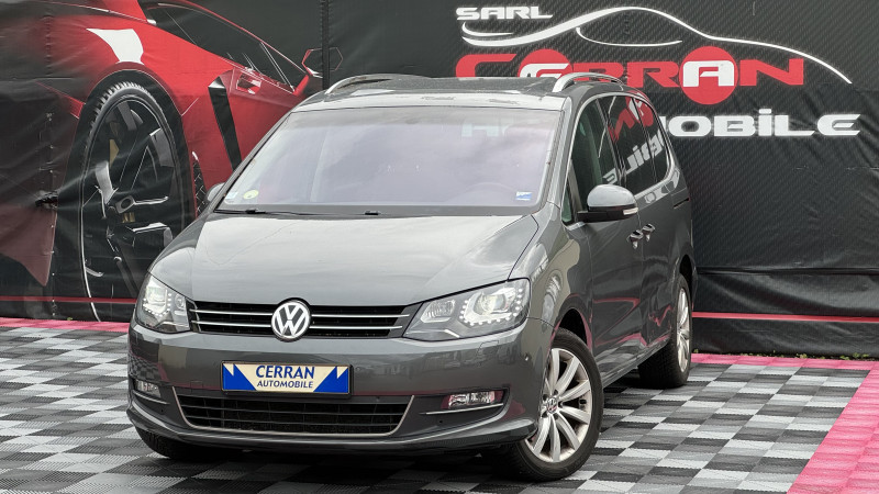 Volkswagen SHARAN 2.0 TDI 150CH BLUEMOTION TECHNOLOGY CARAT DSG6 Diesel GRIS FONCÃ Occasion à vendre