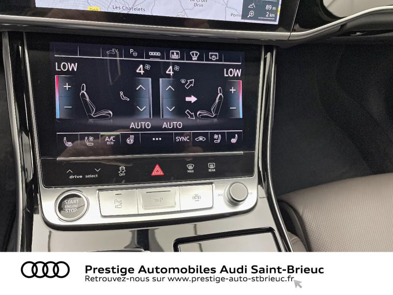 Photo 20 de l'offre de AUDI A8 60 TFSI e 449ch Avus Extended Limousine quattro tiptronic 8 à 89900€ chez Prestige Automobiles – Audi St Brieuc