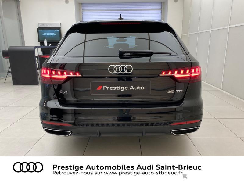 Photo 5 de l'offre de AUDI A4 Avant 35 TDI 163ch S line S tronic 7 9cv à 52490€ chez Prestige Automobiles – Audi St Brieuc