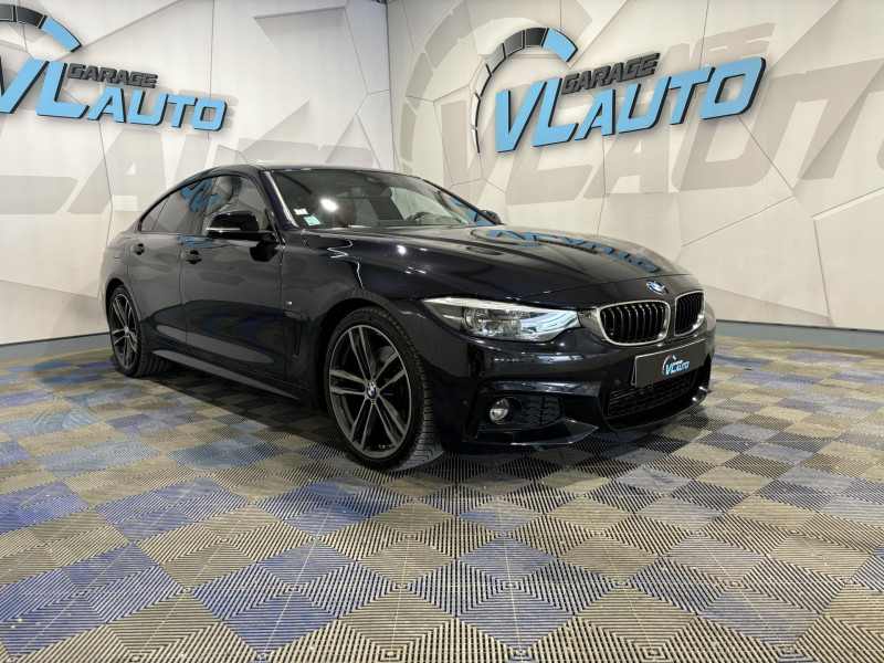 Bmw Serie 4 Gran Coupé 430d 258 BVA8 F36 M Sport + Toit Ouvrant + Options DIESEL Noir Occasion à vendre