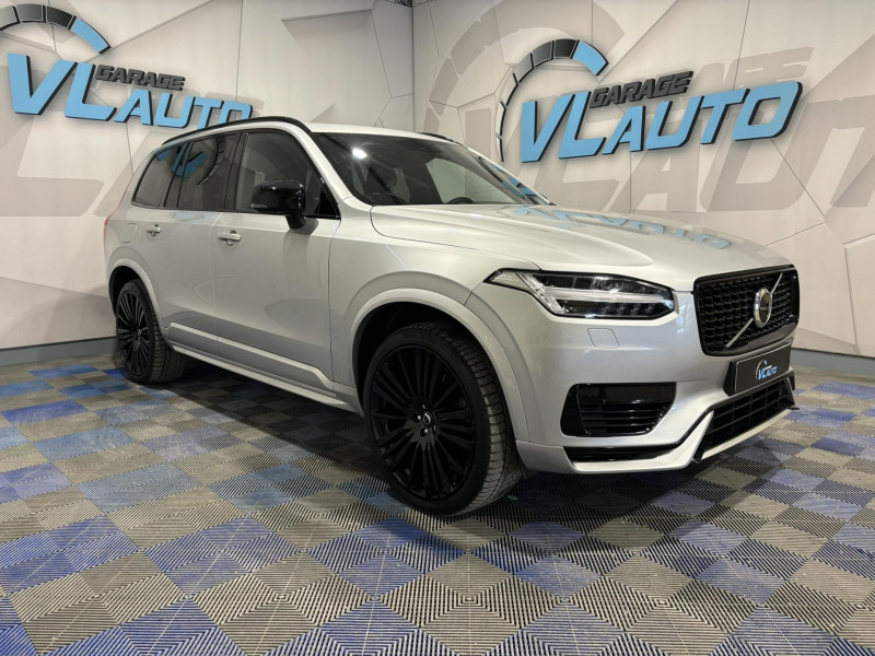 Volvo XC90  Recharge T8 AWD 303+87 ch Geartronic 8 7PL R-Design Hybride GRIS Occasion à vendre