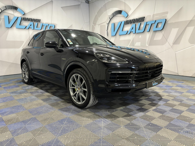 Porsche CAYENNE E-Hybrid 3.0 V6 462 ch Tiptronic BVA Hybride NOIR Occasion à vendre