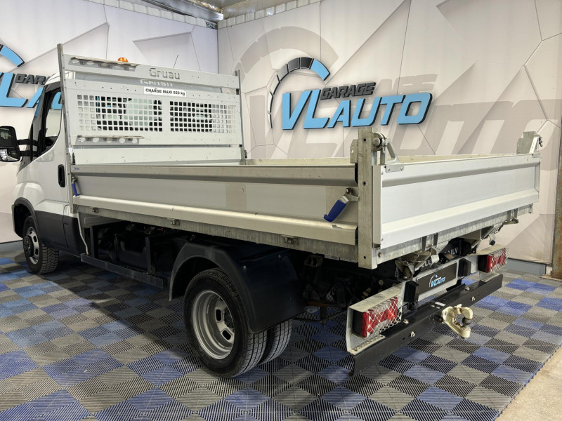 Photo 3 de l'offre de IVECO DAILY CHASSIS CAB Benne Alu 35 C 14 EMP 3450  BVM6 à 27075€ chez VL Auto