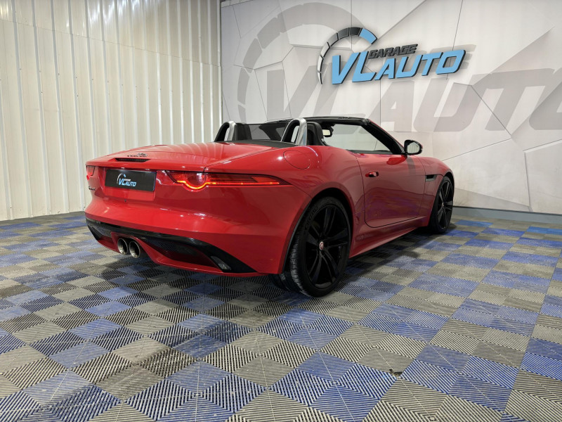 Photo 5 de l'offre de JAGUAR F-TYPE Cabriolet S 3.0i V6 380 BVA Quickshift  à 43990€ chez VL Auto