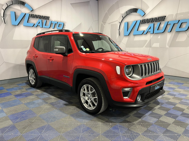 Jeep RENEGADE 1.6 l MultiJet 120 ch BVR6 Limited DIESEL ROUGE Occasion à vendre