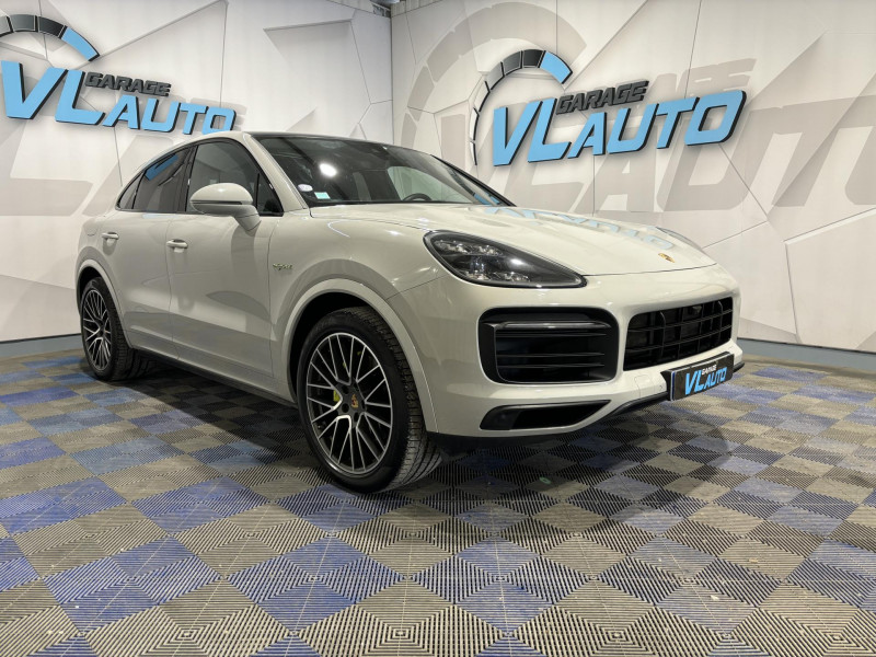 Porsche Cayenne COUPE E-Hybrid 3.0 V6 462 ch Tiptronic BVA + Options + LOA 1126E/MOIS Hybride GRIS Occasion à vendre