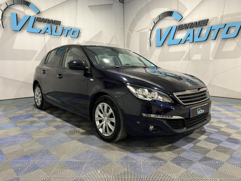 Peugeot 308  1.6 BlueHDi 100ch S&S BVM5 Style DIESEL Bleu foncé Occasion à vendre