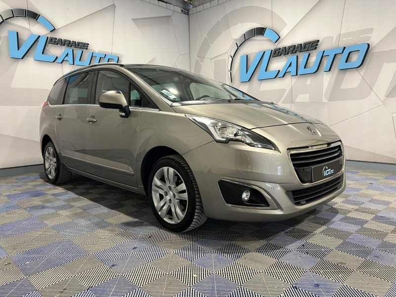 Peugeot 5008  1.6 BlueHDi 120ch S&S BVM6 Allure 7 Places DIESEL Gris clair Occasion à vendre