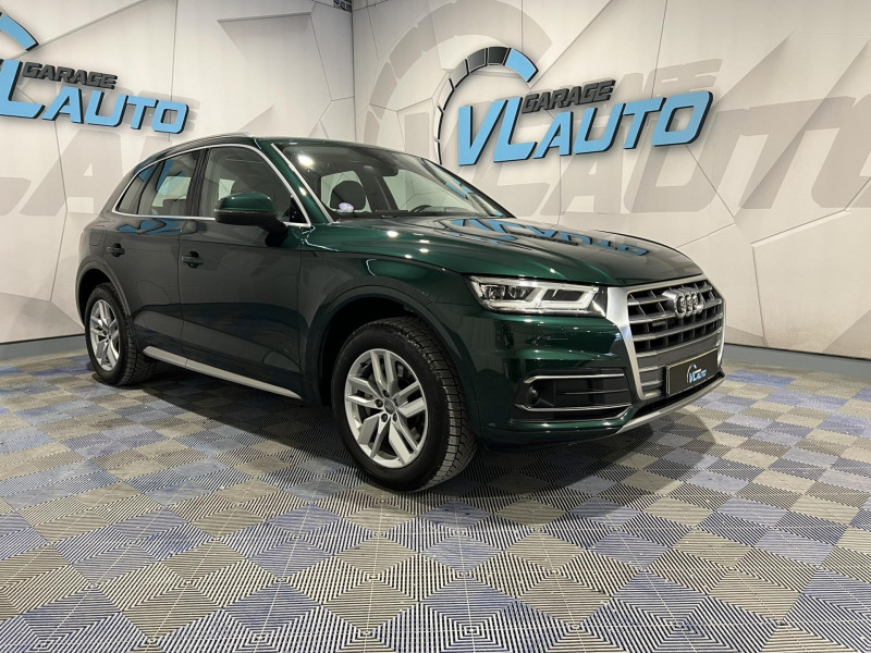 Audi Q5  50 TFSIe 299 S tronic 7 Quattro Design Hybride Vert Occasion à vendre