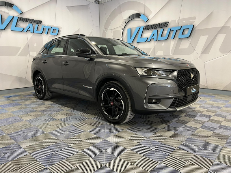 Ds DS7 CROSSBACK BlueHDi 180 EAT8 Performance Line + DIESEL Gris Occasion à vendre