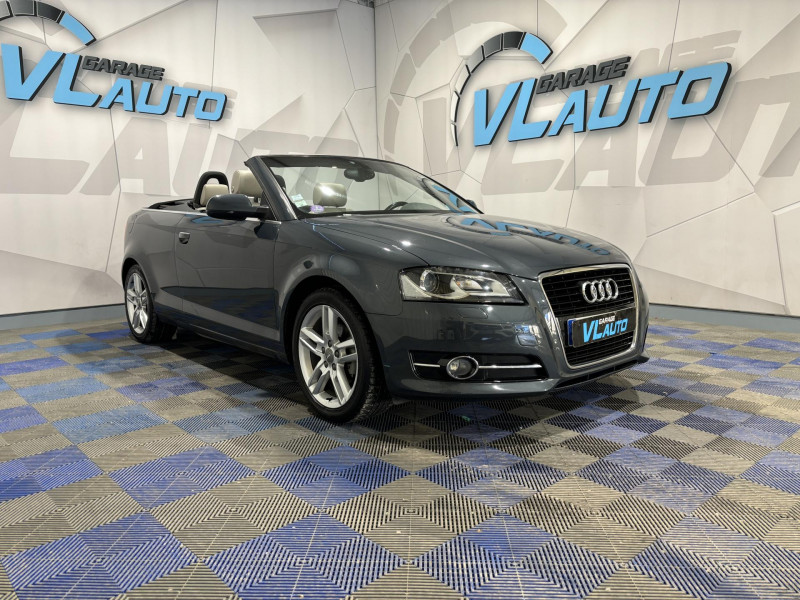 Audi A3 CABRIOLET 1.8 TFSI 160 Ambition Luxe ESSENCE Gris Occasion à vendre