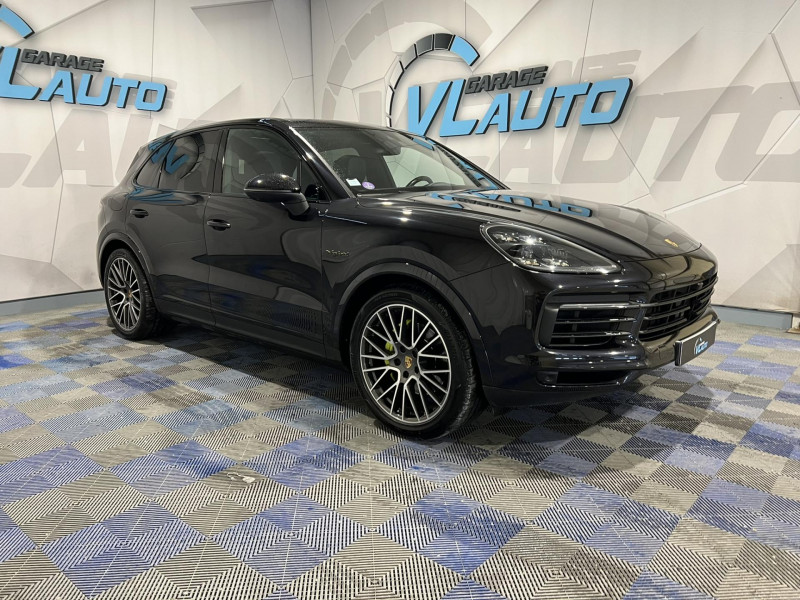 Porsche CAYENNE E-Hybrid 3.0 V6 462 ch Tiptronic BVA Hybride NOIR Occasion à vendre