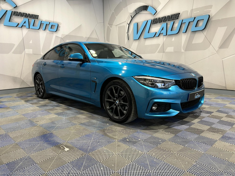 Bmw Serie 4 Gran Coupé 418d 150 ch BVA8 F36 LCI M Sport DIESEL Bleu Occasion à vendre