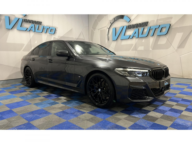 Bmw SERIE 5 520d TwinPower Turbo 190 ch BVA8 G30 LCI M Sport DIESEL Gris Occasion à vendre