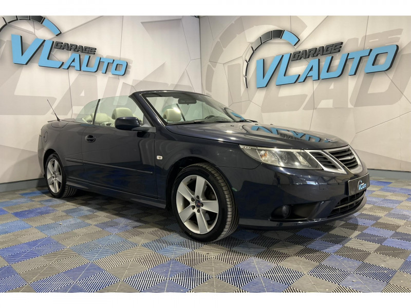 Saab 9.3 Cabriolet 1.9 TIDS 150 FAP Linear BVA DIESEL Bleu Occasion à vendre